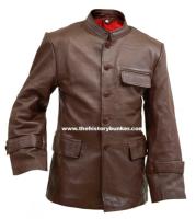 WW2 German Leather U Boat crew leather jacket BROWN