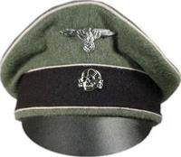 SS crusher cap officers visor cap