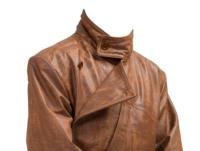 WW1 British Royal Flying Corps leather coat Brown Vintage