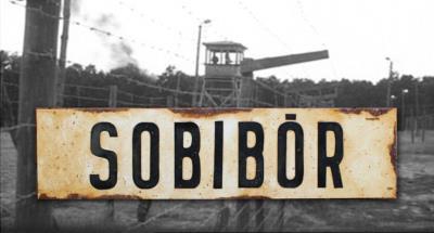 Sobibor road sign - World War two repro road sign
