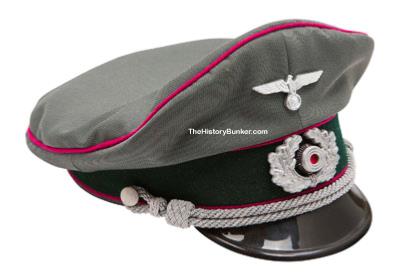 WW2 German Staff officer tricot visor cap - Clause von Stauffenberg