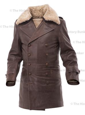 WW2 German leather Luftwaffe jacket Eric Hartman
