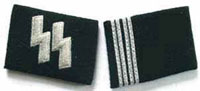 SS Rottenfuhrer SS Collar Tabs
