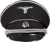SS Allgemeine officers visor cap - WWII SS uniforms